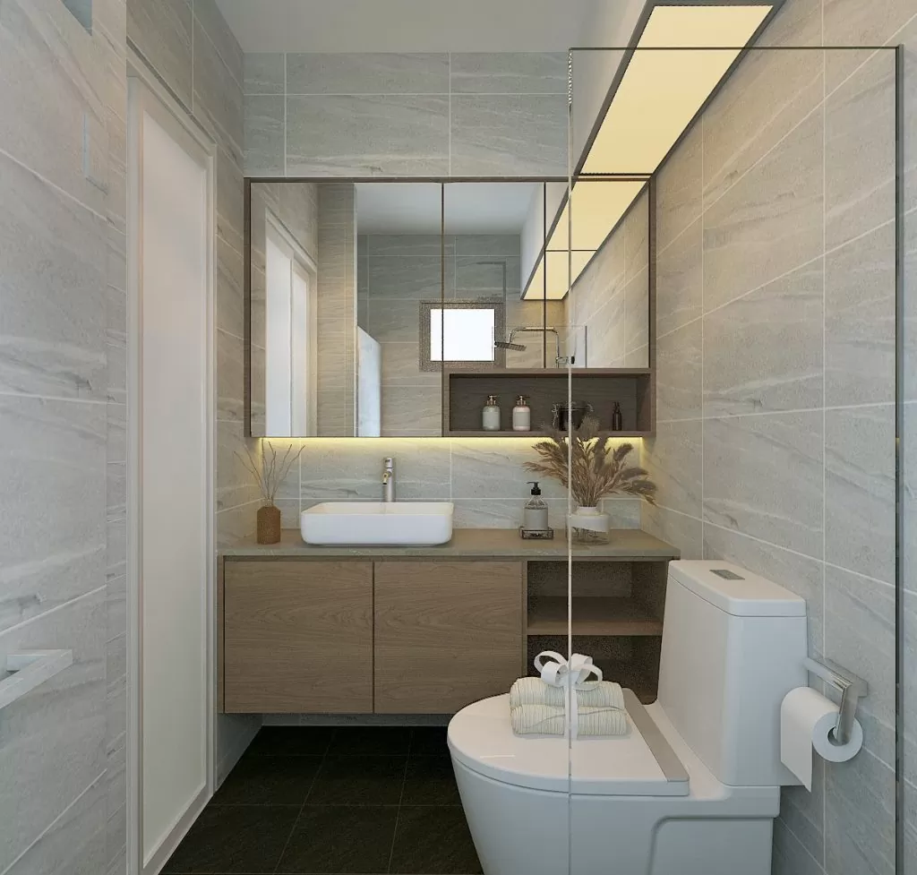 49-Jalan-Tiga-4-room-hdb-Master Bathroom interior design