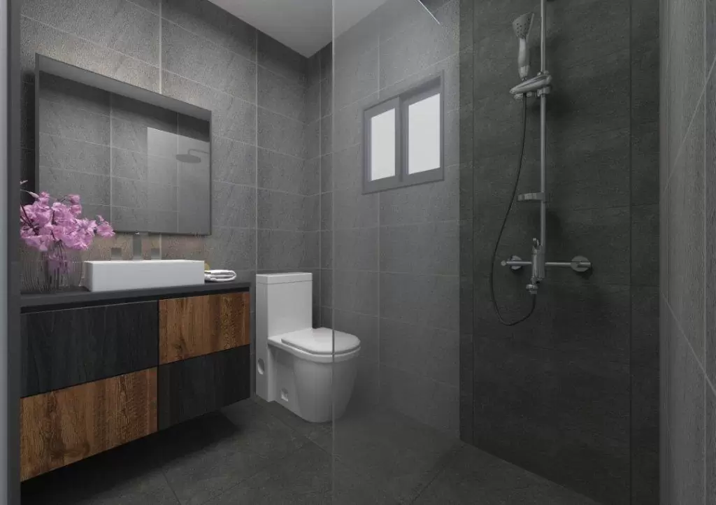 408C-Northshore-Drive-4-room-hdb-Master-Bathroom interior design