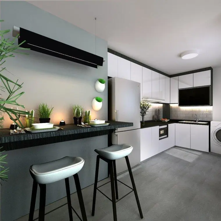 673-woodlands-street-71-4-room-hdb-Kitchen interior design