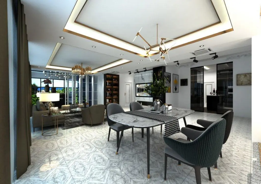 The-Vantage-4-bedroom-condo-Dining-interior-design