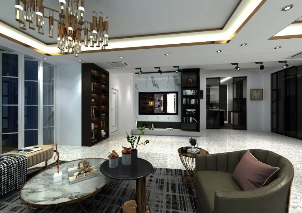 The-Vantage-4-bedroom-condo-Living-room-interior-design